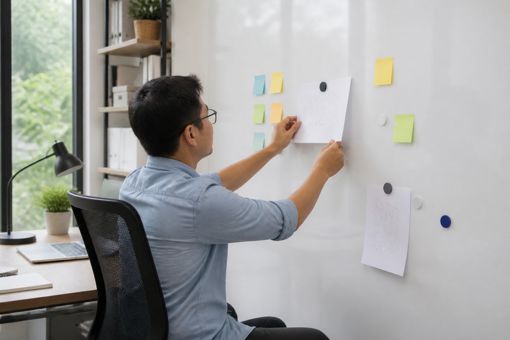 7 Benefits of Magnetic Wallpaper for Home Office