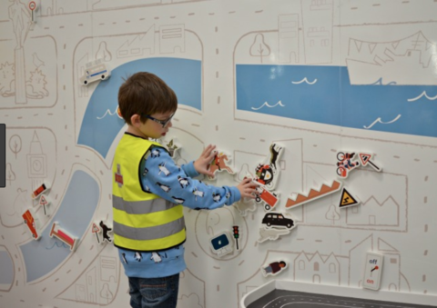 Postal Museum - magnetic wall