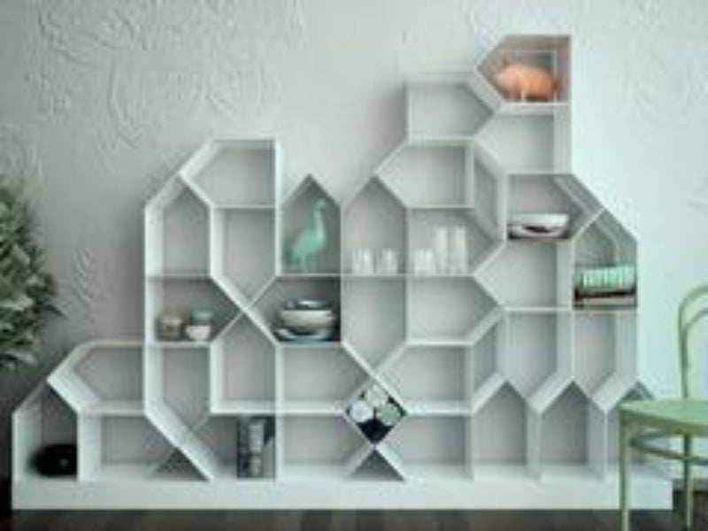Magnetic shelving units