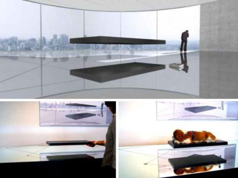 Magnetic Bed floats in the Air
