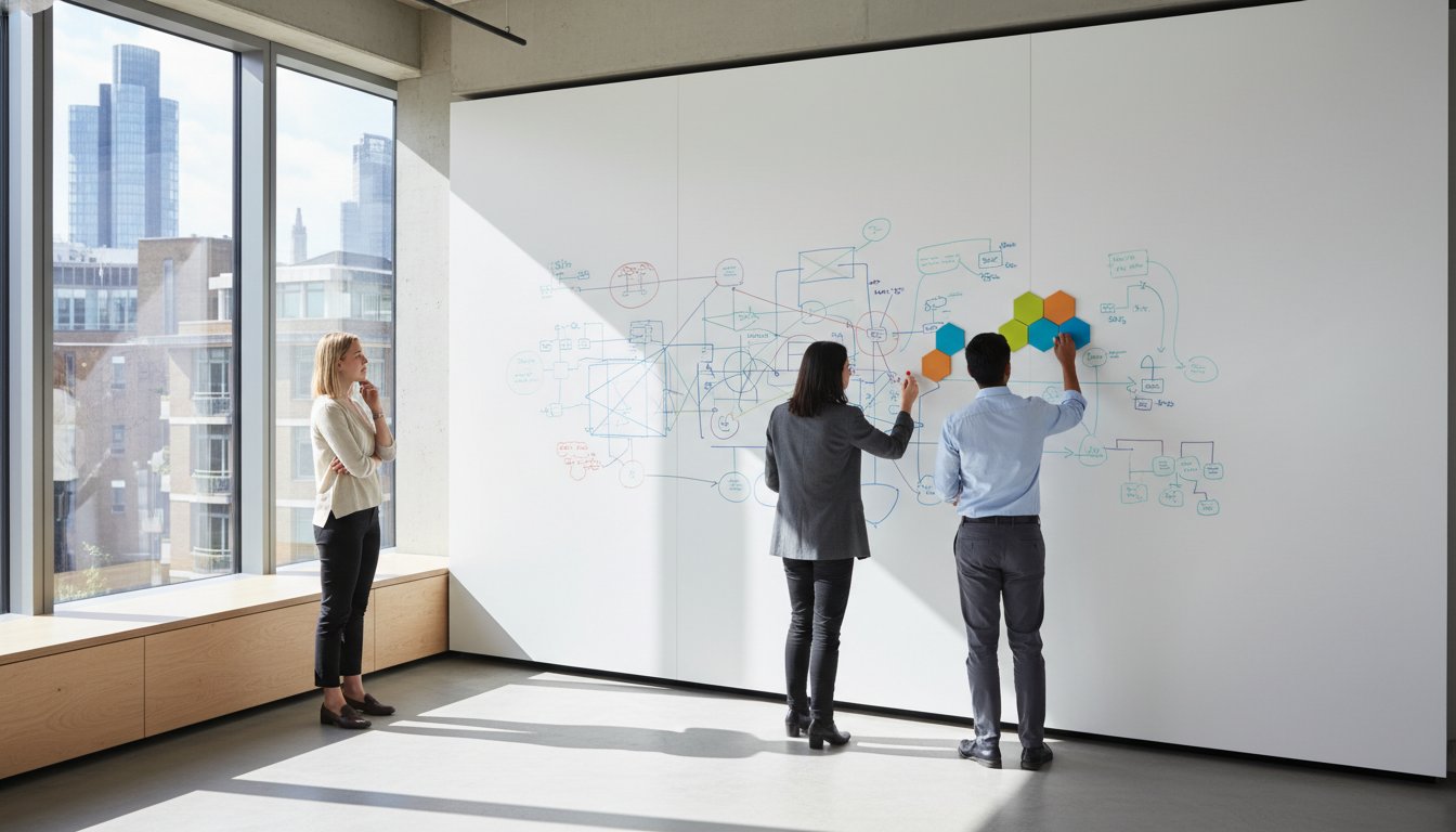 Beyond the Whiteboard: Designing a High-Performance Interactive Wall for Brainstorming