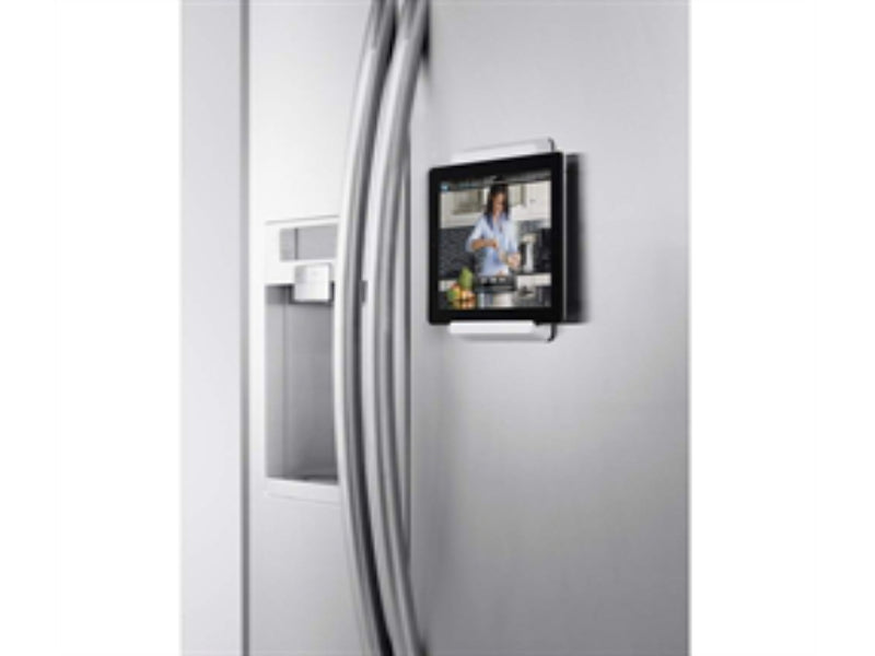 iPad 2 held with magnets to Fridge or MagPlus