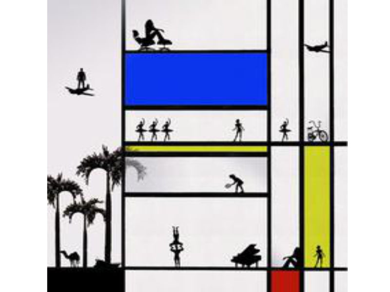 Mondrian Custom wallpaper and magnets