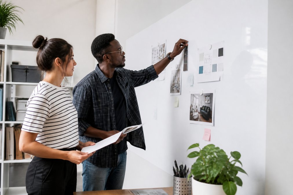 Choose Magnet-Receptive Wallpaper for Creative Studios