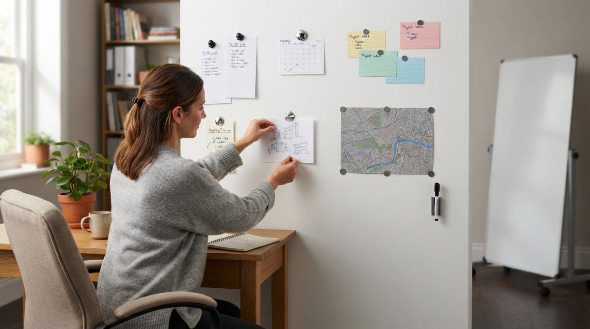 Magnetic Wallcovering for Home Office: The Complete 2026 Guide