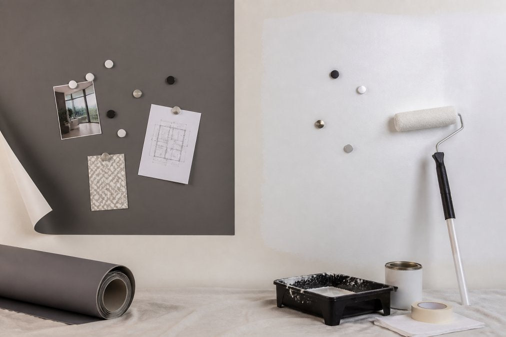 Magnetic Wallcovering vs Magnetic Paint: Which Works Best