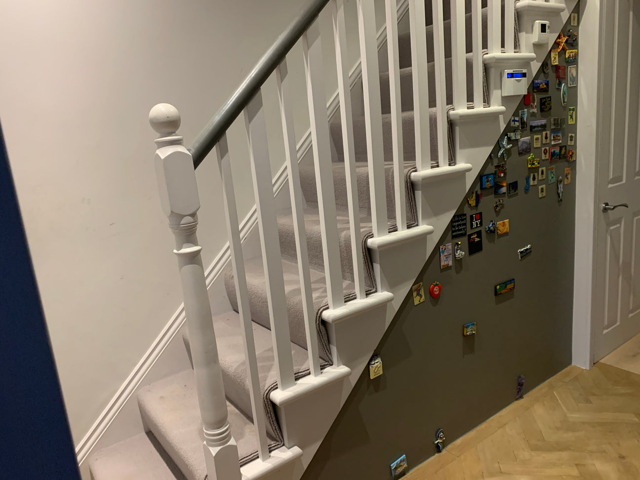 MagLiner used under stairs