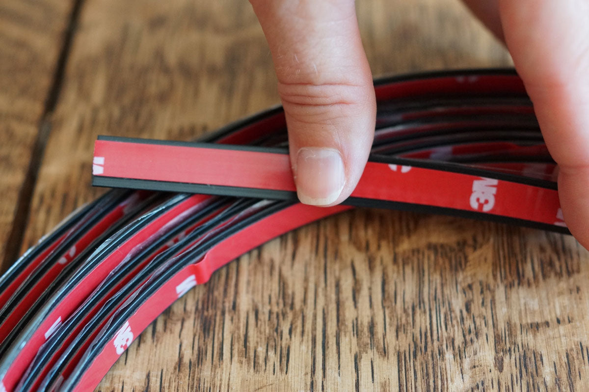 WriteTrims - Black 12mm 3M Backing Tape