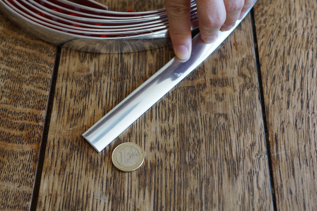 WriteTrims - Chrome 19mm against 1 Euro