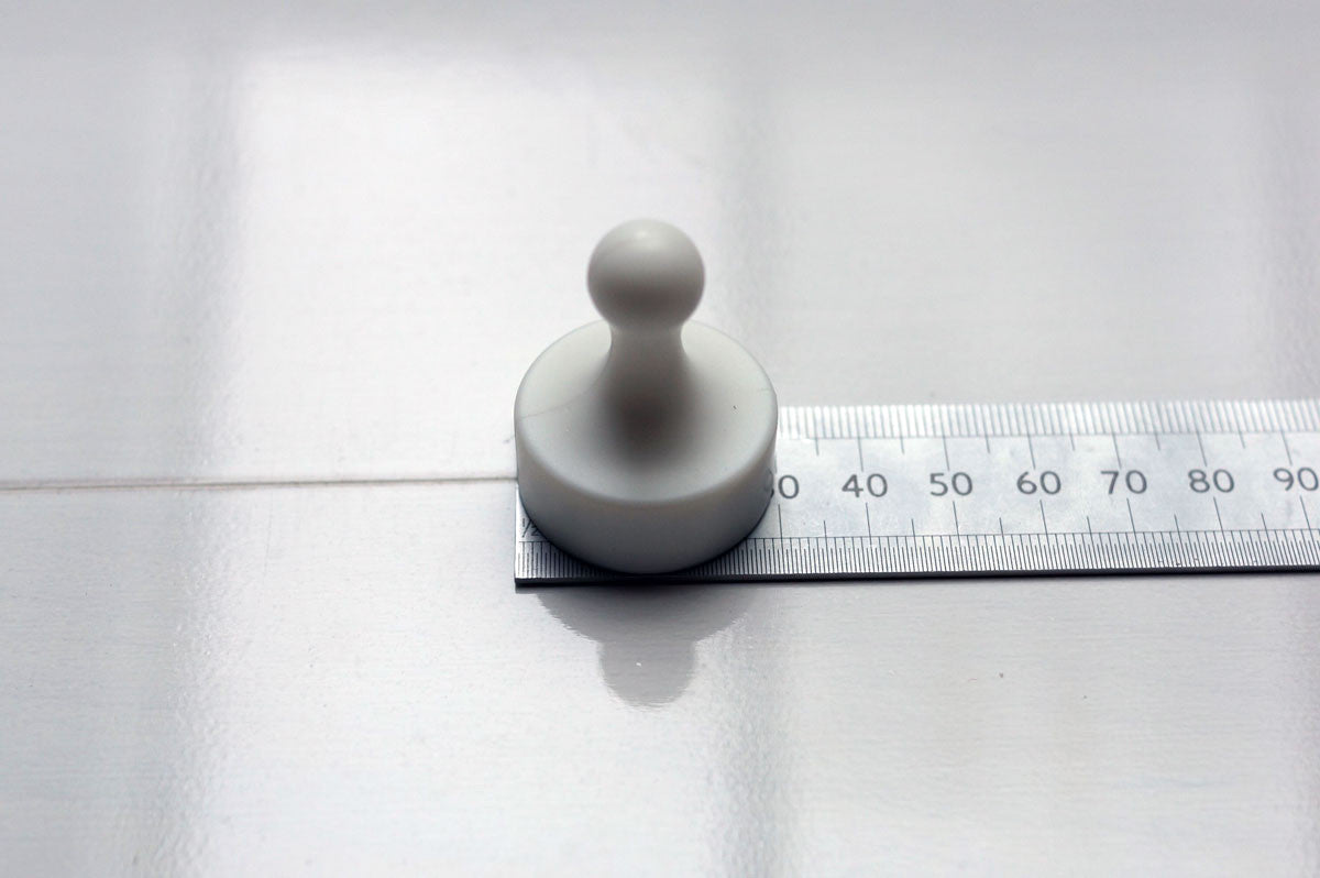 MagPlus™ Pawn - Large White 4 x Magnets in a Box - MagScapes
 - 5