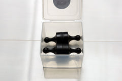 MagPlus™ Pawn - Large Black 4 x Magnets in a Box - Open