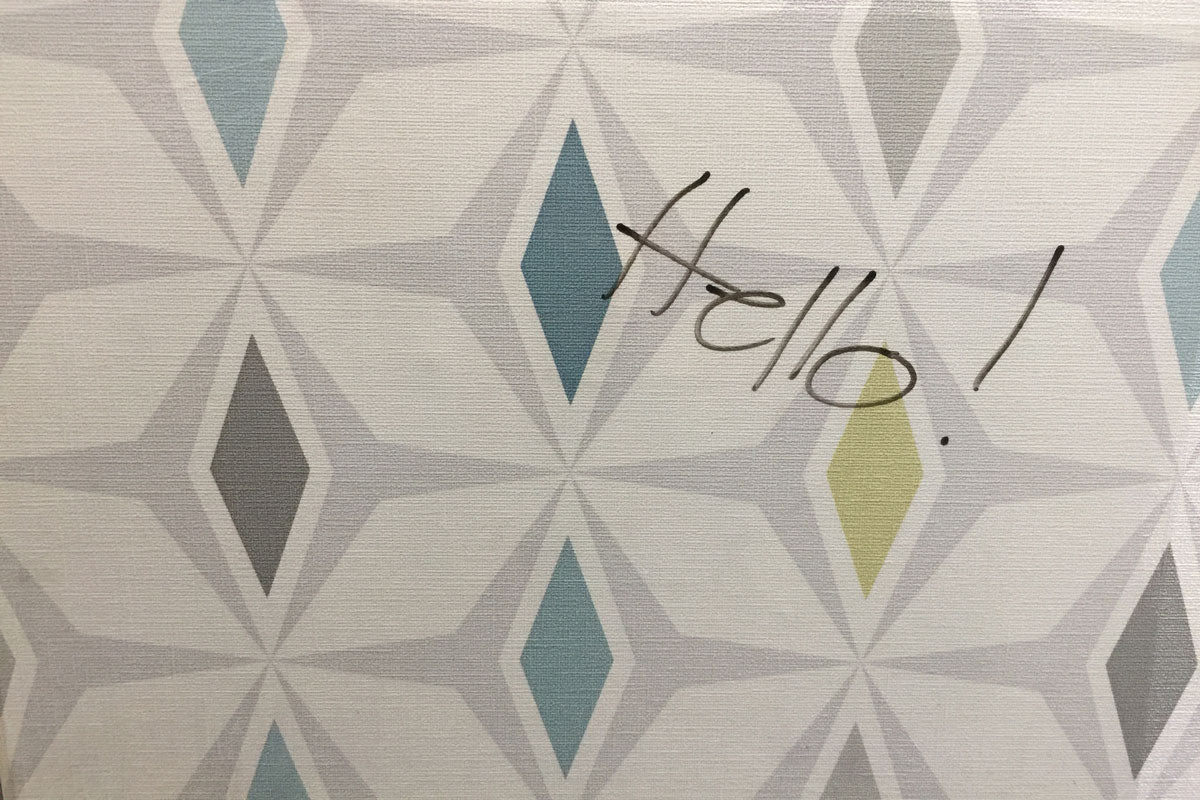 WriteFilm - Gloss Dry Erase Film - with dry erase marker