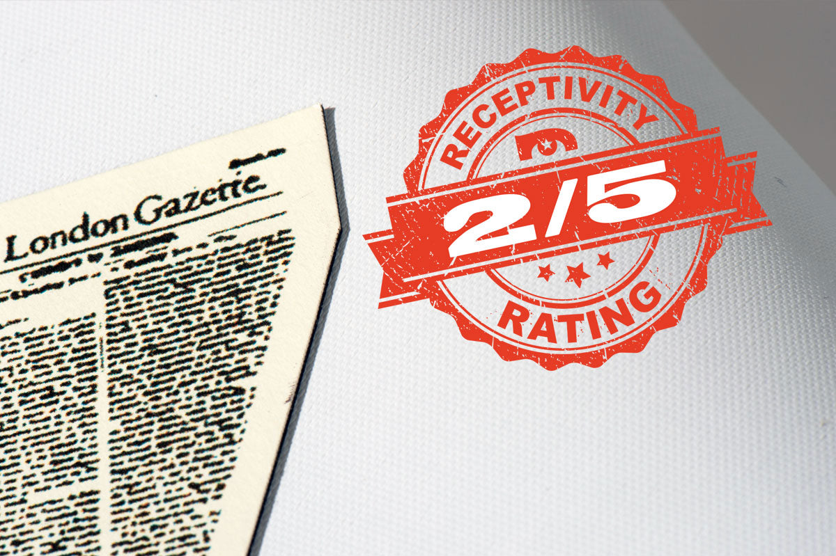MAGPAINTABLE RECEPTIVITY RATING